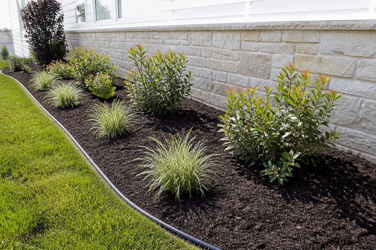 Mulch & Pine Straw work by LCS in Mobile, Alabama